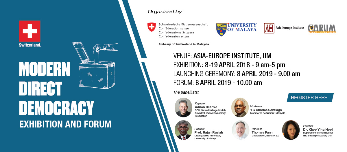 Modern Direct Democracy: Exhibition and Forum