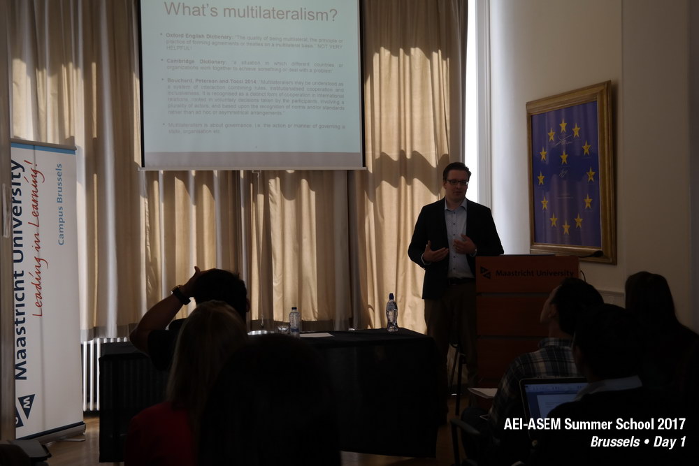 AEI-ASEM Summer School 2017 -  Day 1 @ Brussels