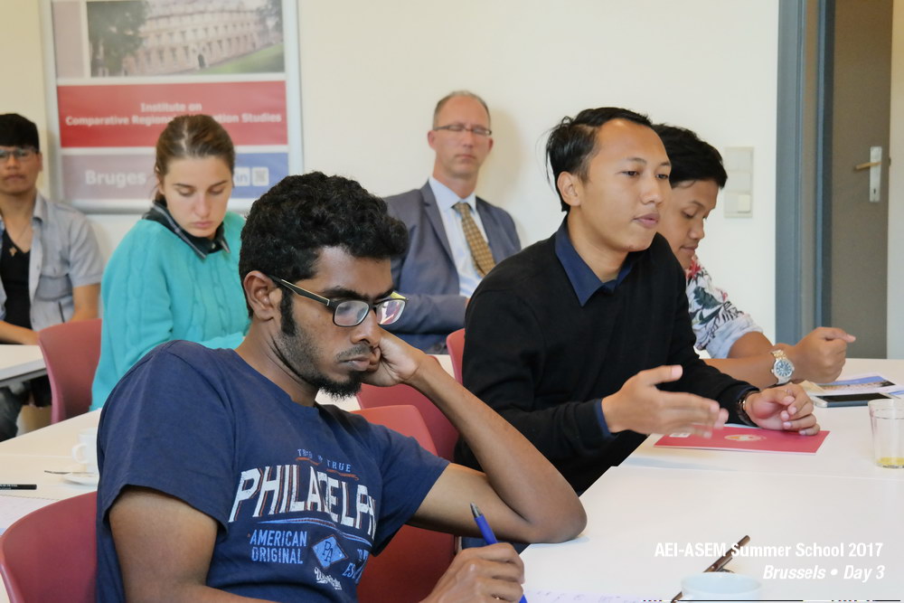 AEI-ASEM Summer School 2017 -  Day 3 @ Brussels