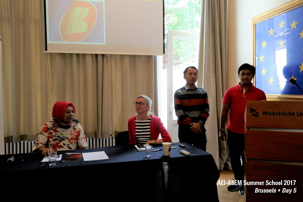 AEI-ASEM Summer School 2017 -  Day 5 @ Brussels