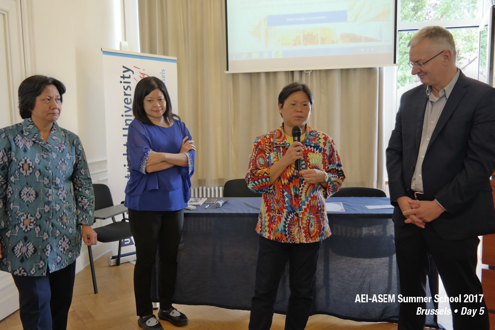 AEI-ASEM Summer School 2017 -  Day 5 @ Brussels