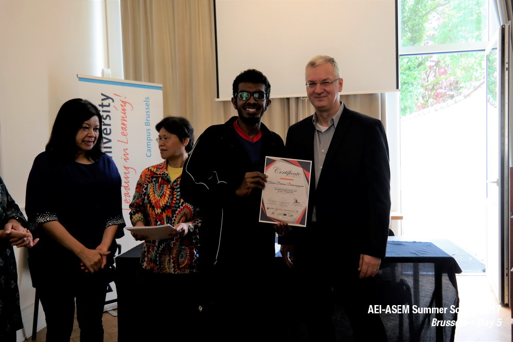 AEI-ASEM Summer School 2017 -  Day 5 @ Brussels