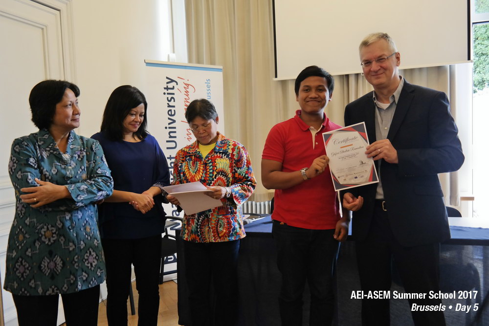 AEI-ASEM Summer School 2017 -  Day 5 @ Brussels