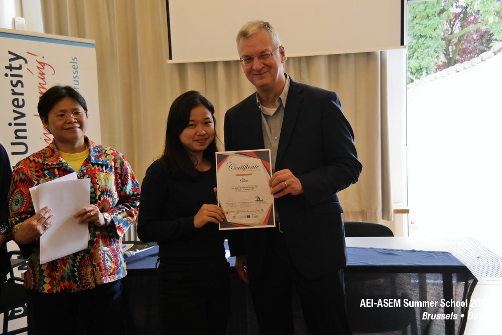 AEI-ASEM Summer School 2017 -  Day 5 @ Brussels