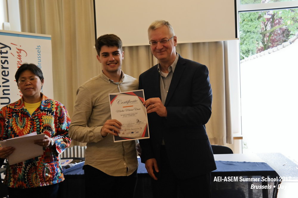 AEI-ASEM Summer School 2017 -  Day 5 @ Brussels