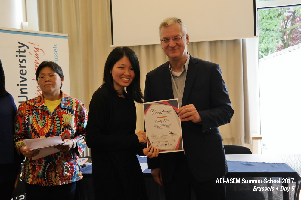AEI-ASEM Summer School 2017 -  Day 5 @ Brussels