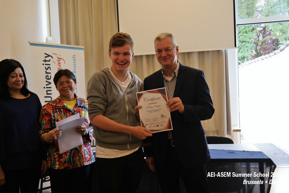 AEI-ASEM Summer School 2017 -  Day 5 @ Brussels