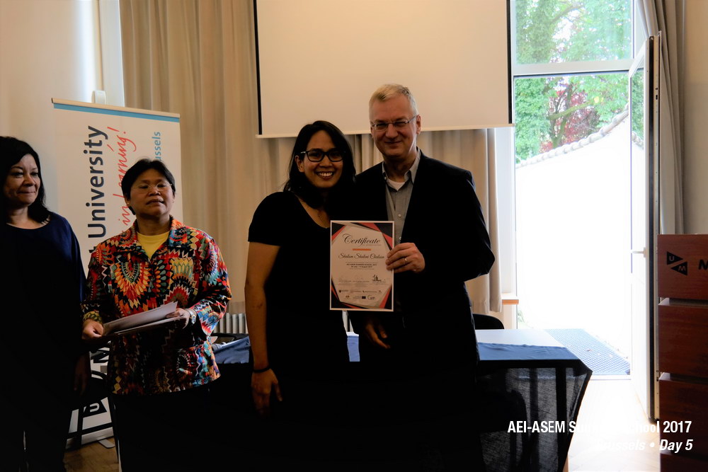 AEI-ASEM Summer School 2017 -  Day 5 @ Brussels