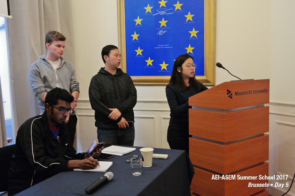AEI-ASEM Summer School 2017 -  Day 5 @ Brussels