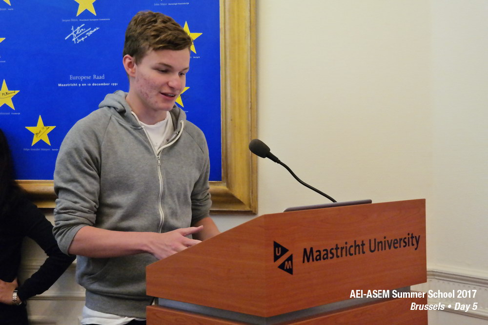 AEI-ASEM Summer School 2017 -  Day 5 @ Brussels