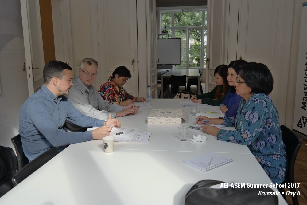 AEI-ASEM Summer School 2017 -  Day 5 @ Brussels