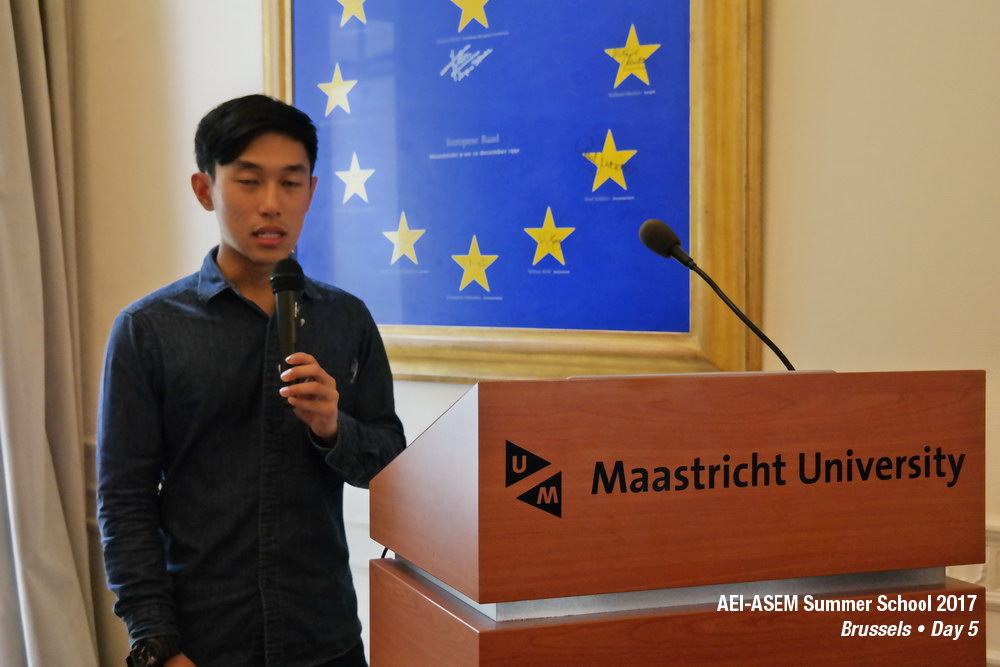AEI-ASEM Summer School 2017 -  Day 5 @ Brussels
