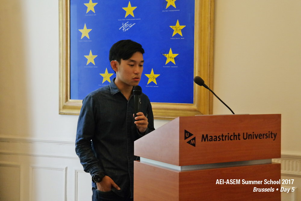 AEI-ASEM Summer School 2017 -  Day 5 @ Brussels