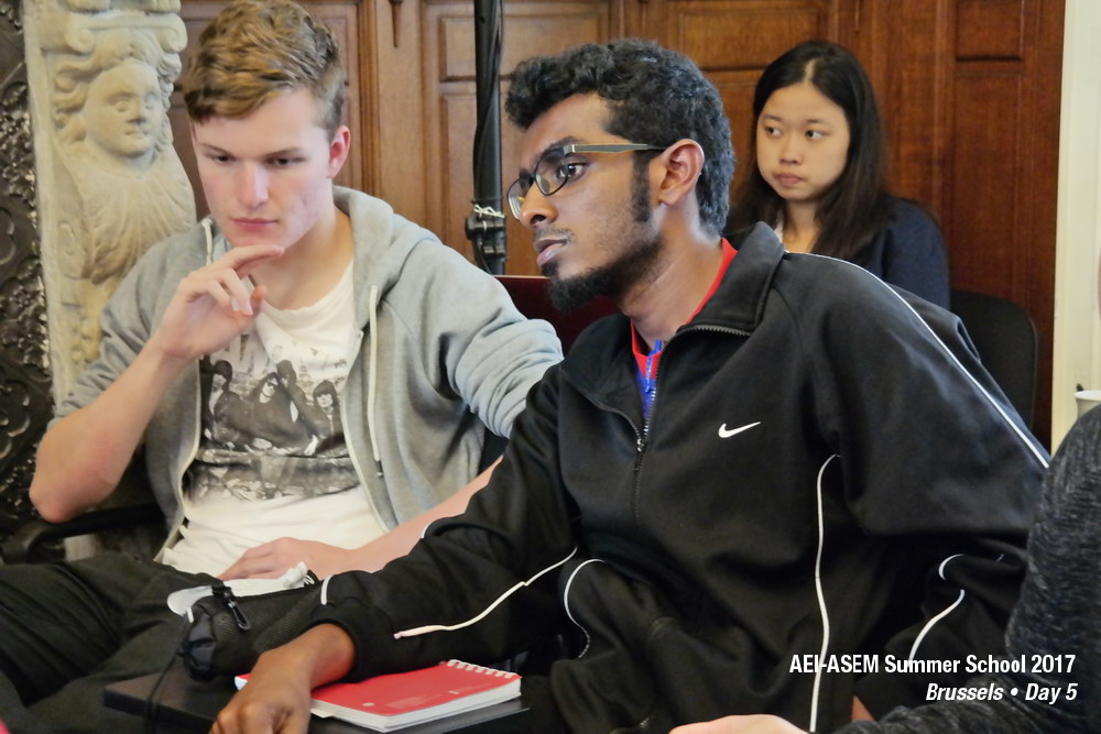 AEI-ASEM Summer School 2017 -  Day 5 @ Brussels