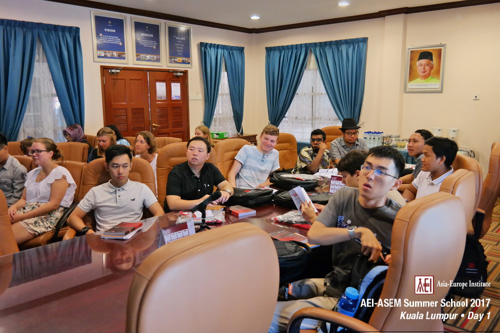 AEI-ASEM Summer School 2017 -  Day 1