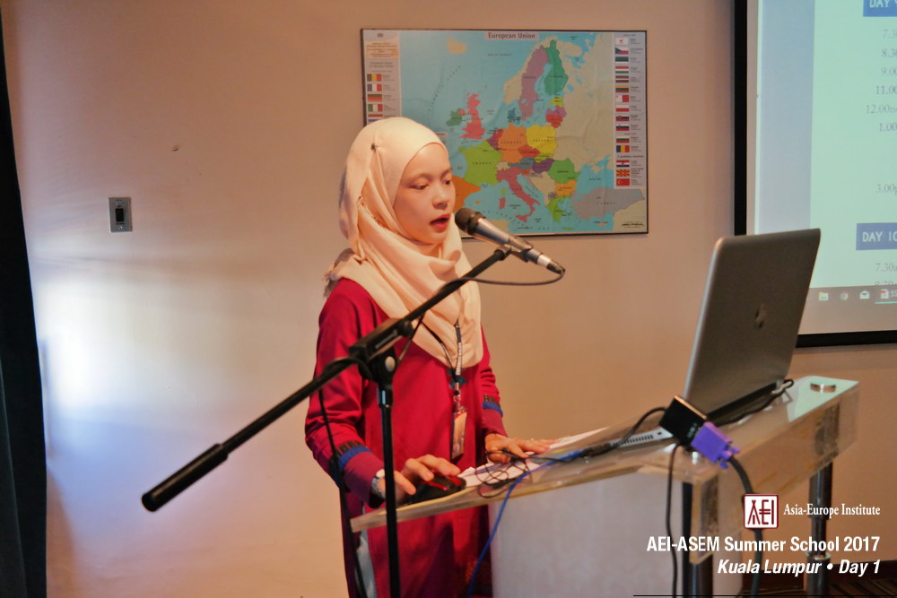 AEI-ASEM Summer School 2017 -  Day 1