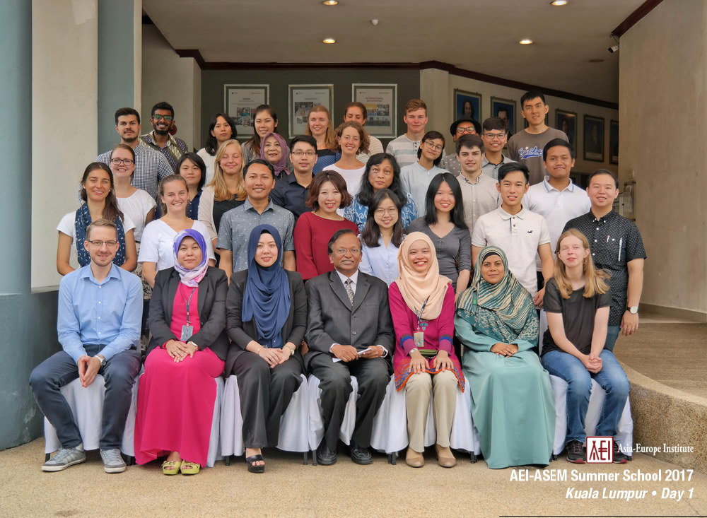 AEI-ASEM Summer School 2017 -  Day 1