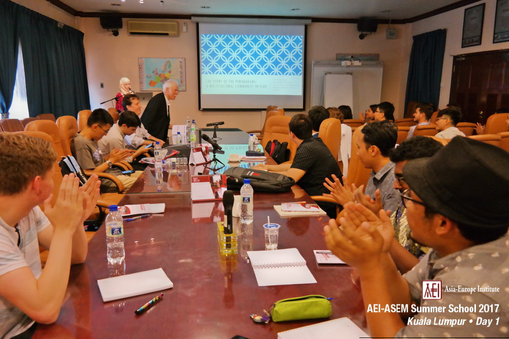 AEI-ASEM Summer School 2017 -  Day 1
