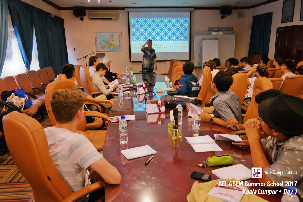 AEI-ASEM Summer School 2017 -  Day 1