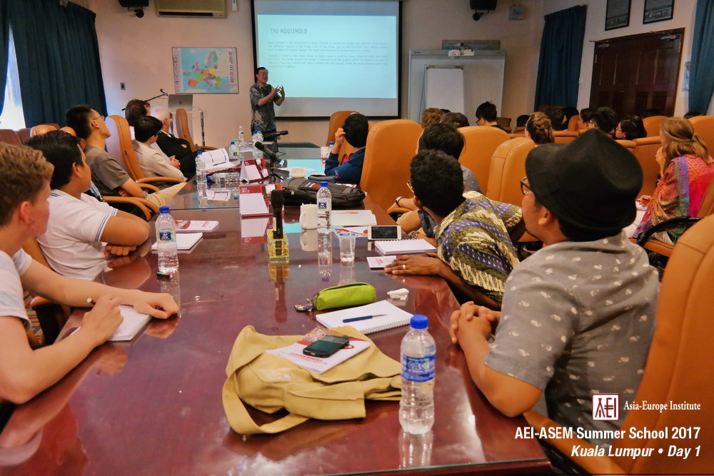 AEI-ASEM Summer School 2017 -  Day 1