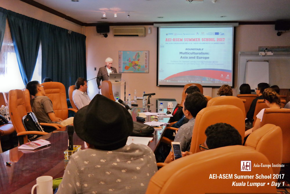 AEI-ASEM Summer School 2017 -  Day 1