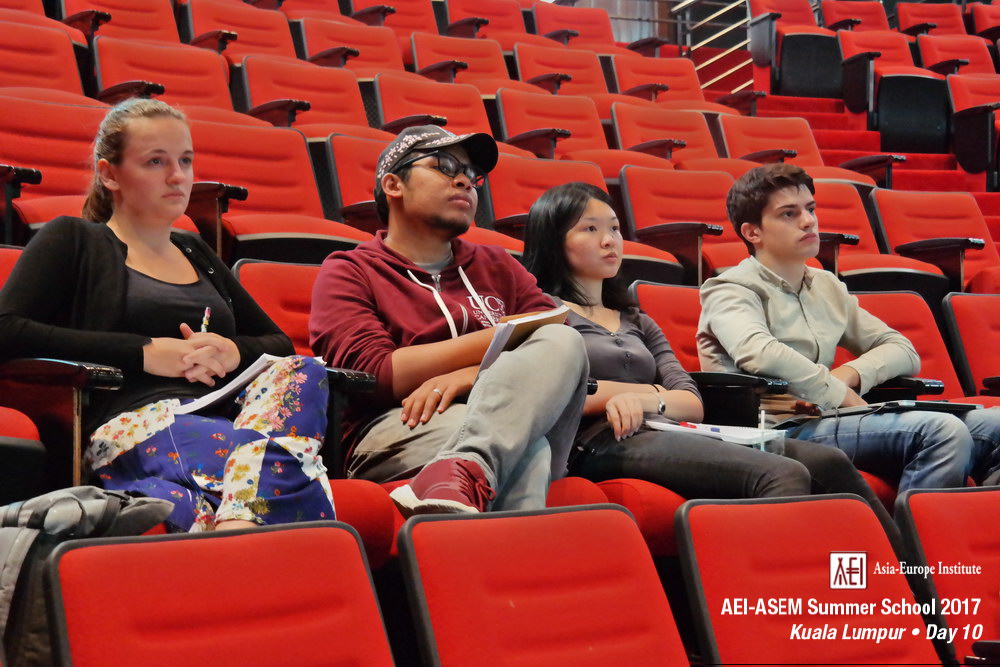 AEI-ASEM Summer School 2017 -  Day 10