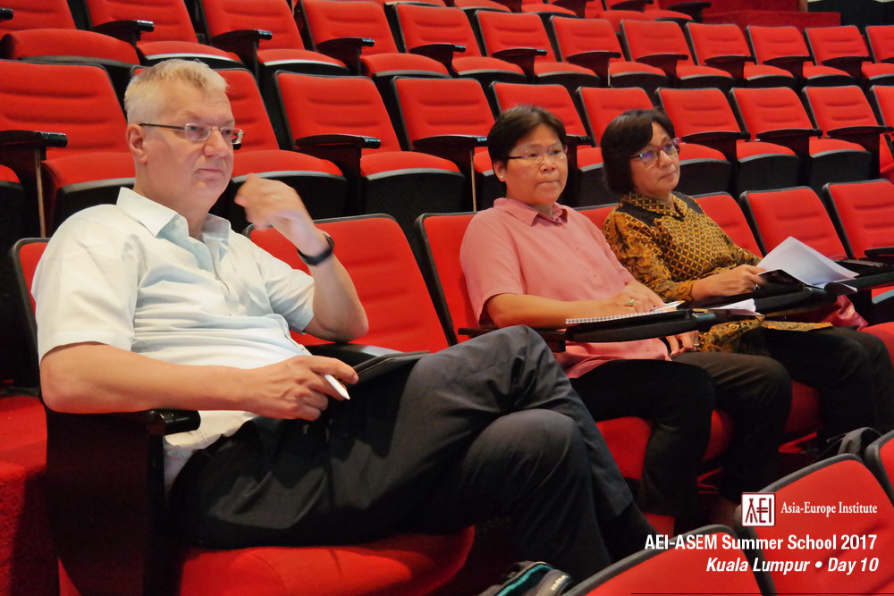 AEI-ASEM Summer School 2017 -  Day 10