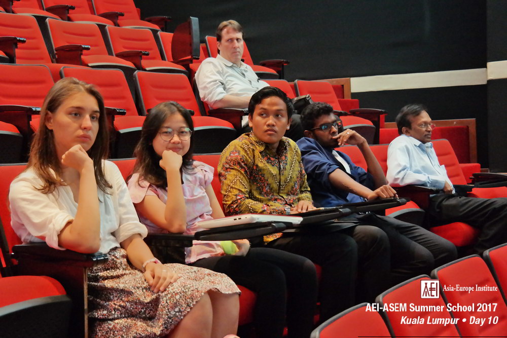 AEI-ASEM Summer School 2017 -  Day 10