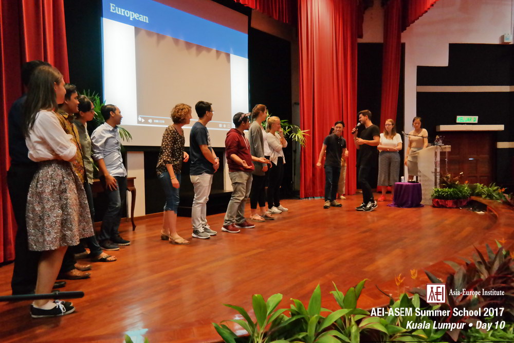 AEI-ASEM Summer School 2017 -  Day 10