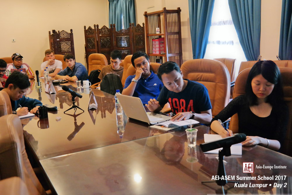 AEI-ASEM Summer School 2017 -  Day 2