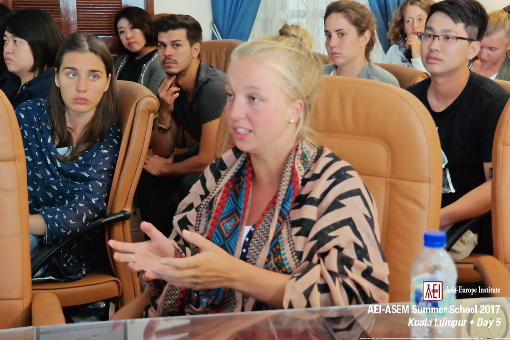 AEI-ASEM Summer School 2017 -  Day 5