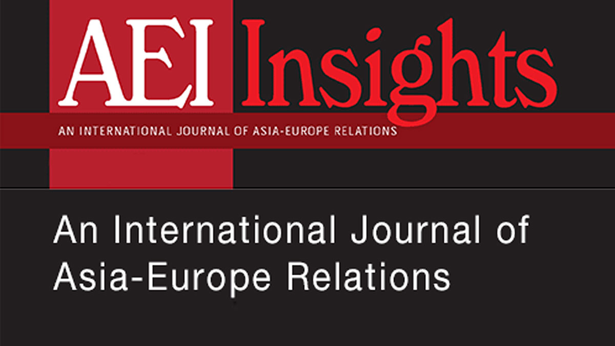 AEI-Insights: An International Journal of Asia-Europe Relations, Vol. 5, Issue 1, January 2019