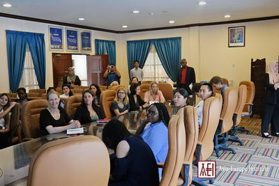 Students gathered at ASEM Room