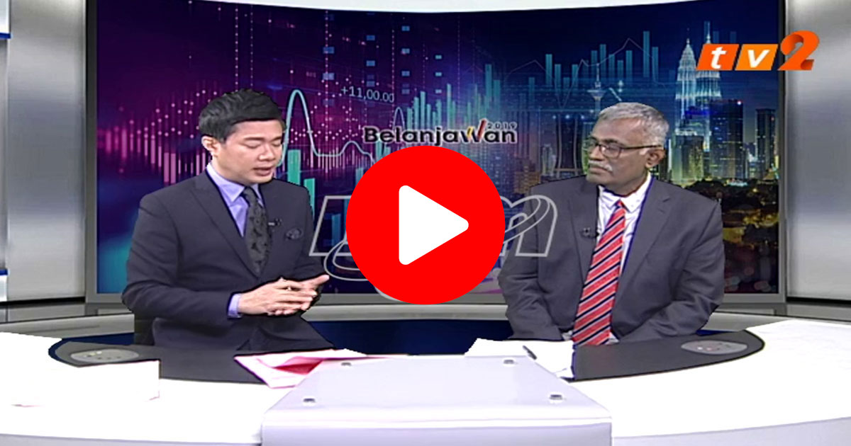 Prof. Rajah Rasiah was a guest on TV2's News@2 commenting on Budget 2019