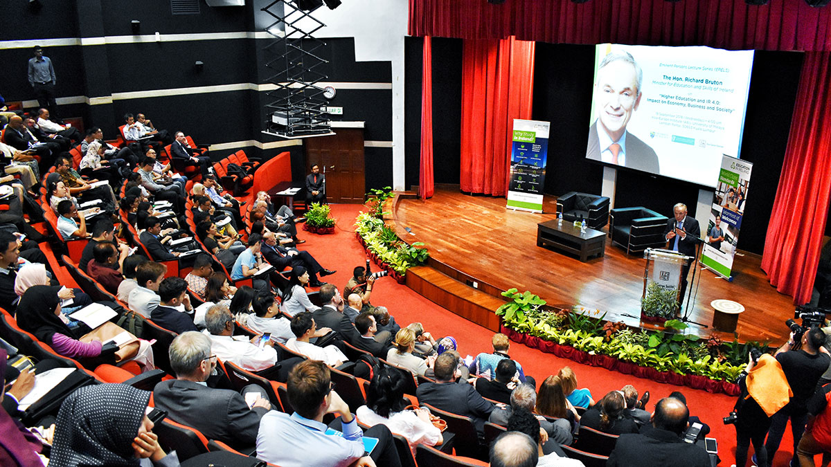 Report on the Eminent Person Lecture Series Presented by The Honorable Richard Bruton, Minister for Education and Skills of Ireland