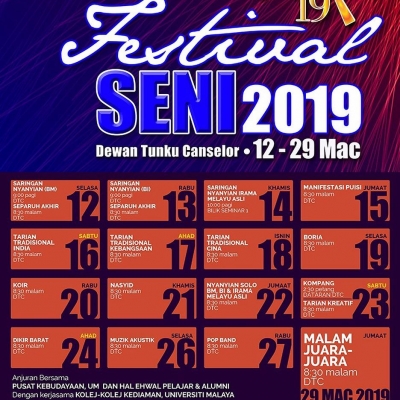 Festival Seni Universiti Malaya 2019