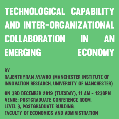 Technological Capability and Inter-organizational Collaboration in an Emerging Economy 