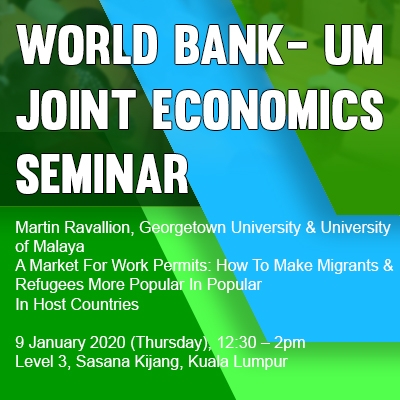 World Bank- UM Joint Economics Seminar. A Market For Work Permits: How To Make Migrants &Refugees More Popular In PopularIn Host Countries  