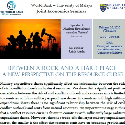 World Bank- UM Joint Economics Seminar