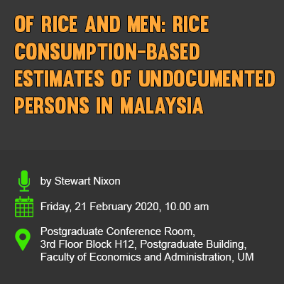 Of Rice and Men: Rice Consumption-based Estimates of Undocumented Persons in Malaysia