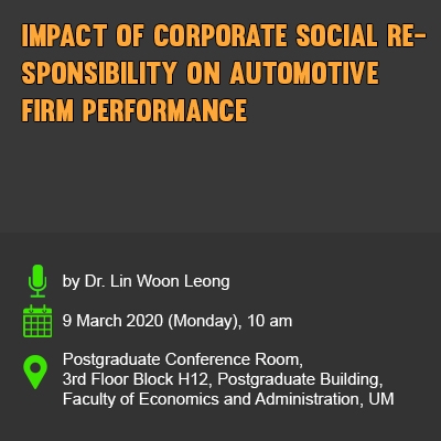 IMPACT OF CORPORATE SOCIAL RESPONSIBILITY ON AUTOMOTIVE FIRM PERFORMANCE