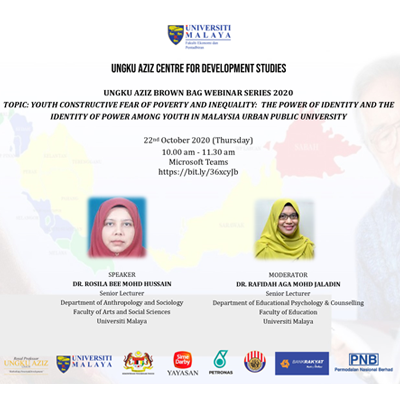 Ungku Aziz Brown Bag Webinar Series 2020