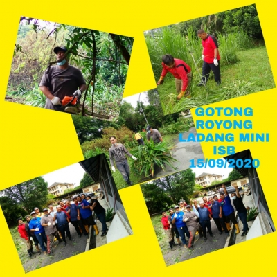 Gotong Royong Ladang Mini ISB