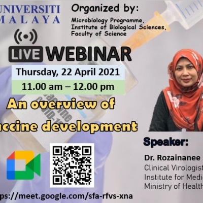 Webinar @ISB by Microbiology Programme