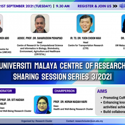 UMCoR Sharing Session 3/2021
