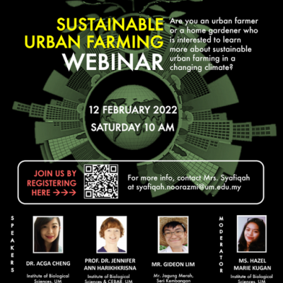 Sustainable Urban Farming Webinar